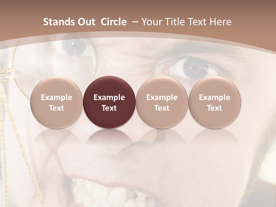 Monocle Man PowerPoint Template