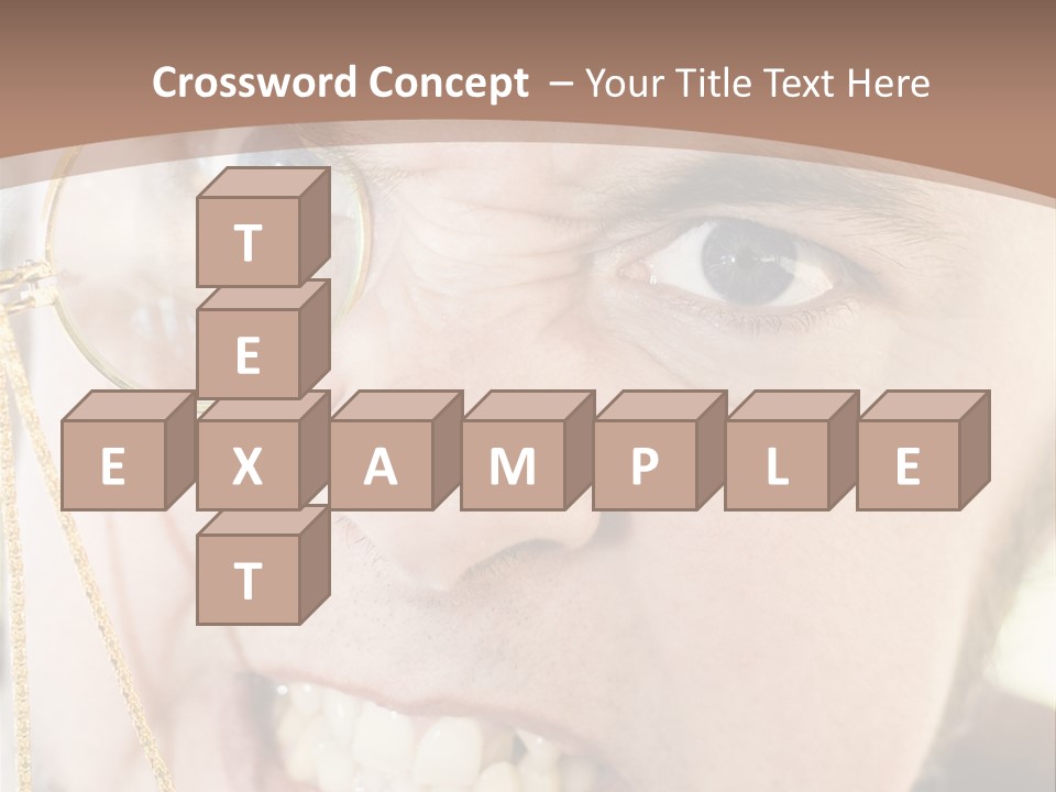 Monocle Man PowerPoint Template