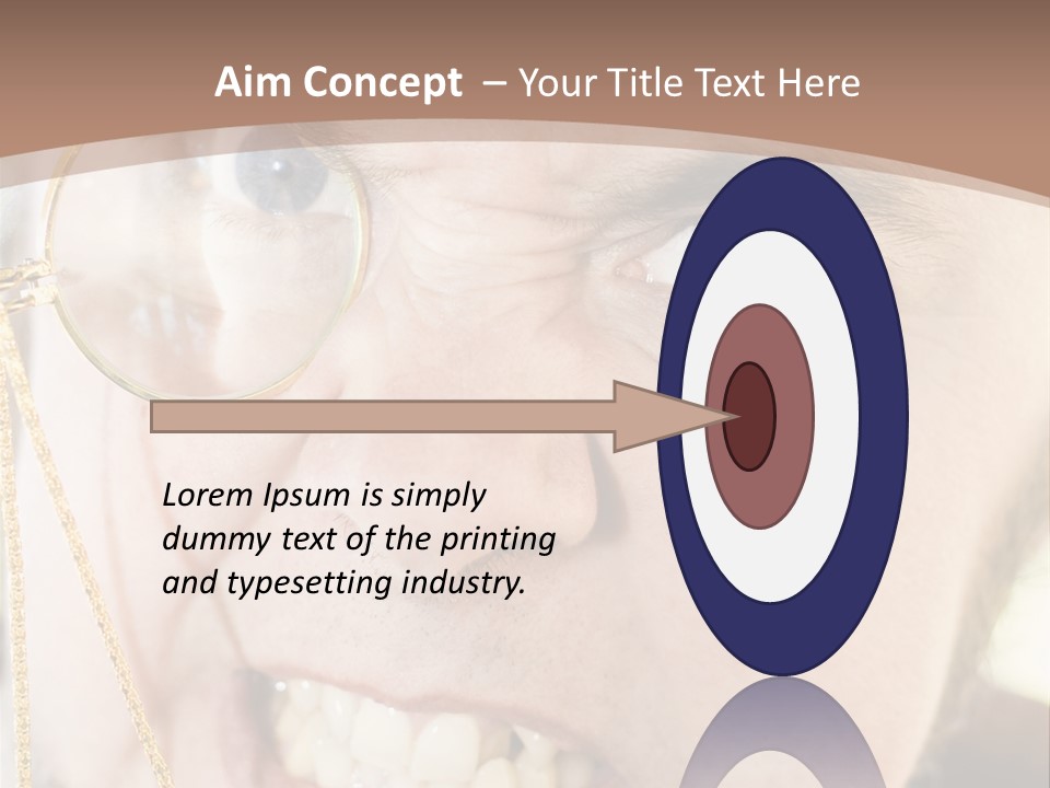 Monocle Man PowerPoint Template