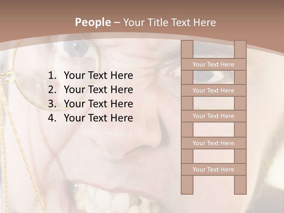 Monocle Man PowerPoint Template
