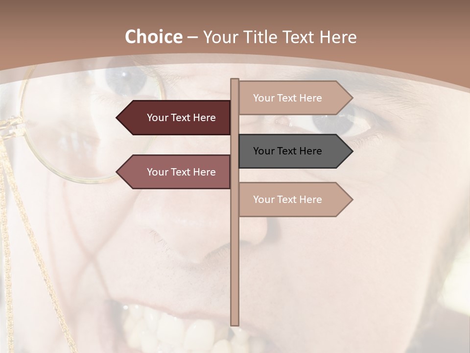 Monocle Man PowerPoint Template