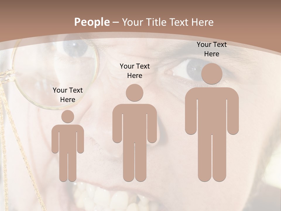 Monocle Man PowerPoint Template