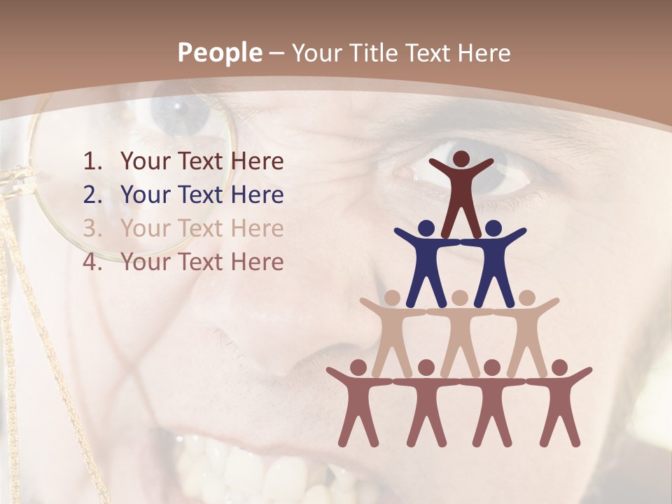 Monocle Man PowerPoint Template