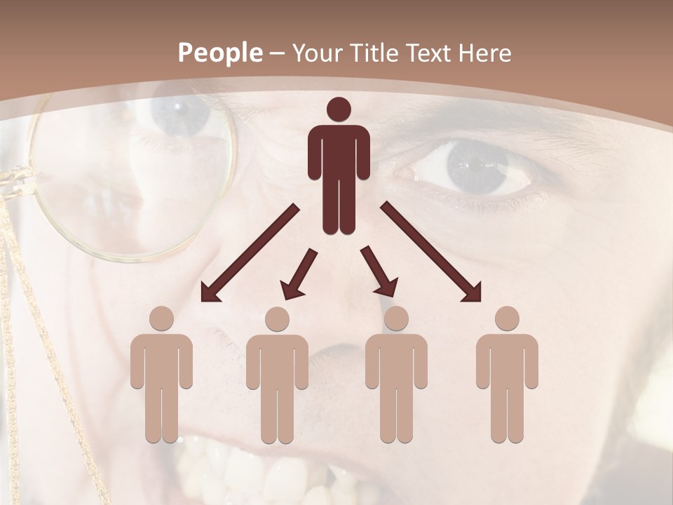 Monocle Man PowerPoint Template