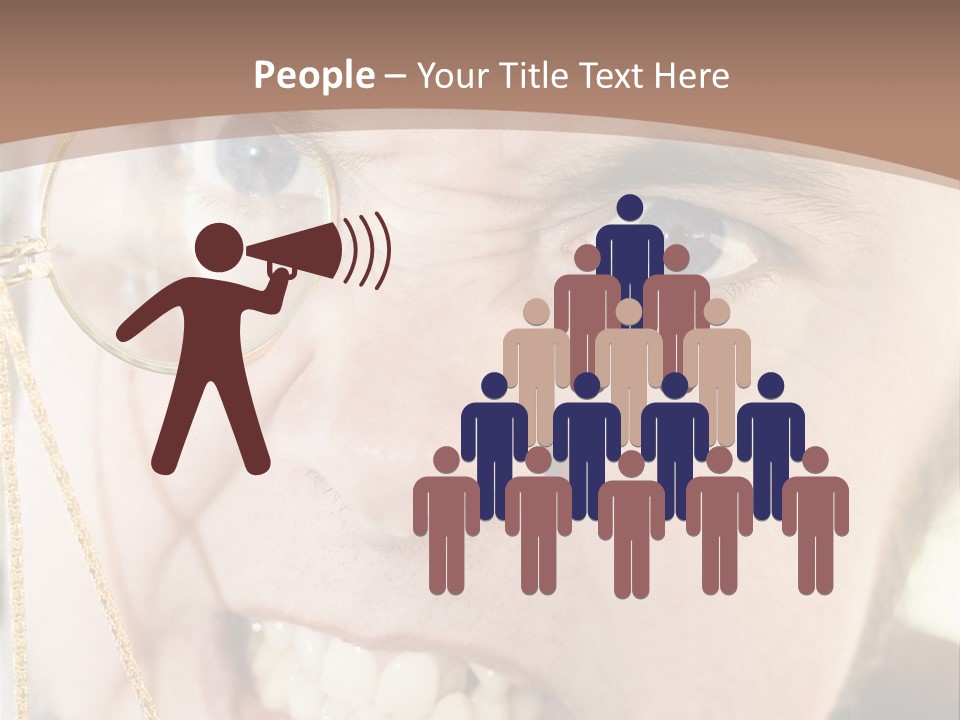 Monocle Man PowerPoint Template