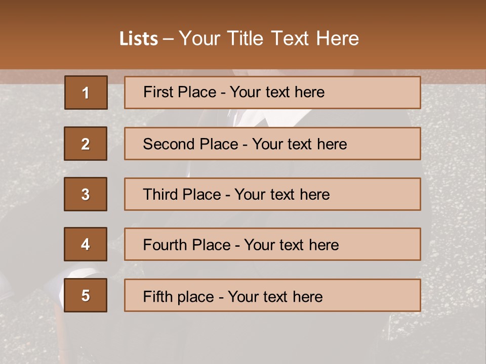 Fashionable Side Hat PowerPoint Template