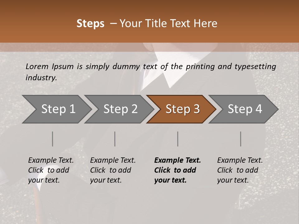 Fashionable Side Hat PowerPoint Template