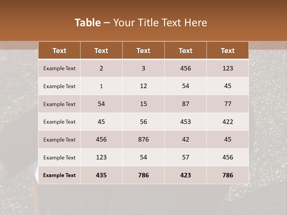 Fashionable Side Hat PowerPoint Template