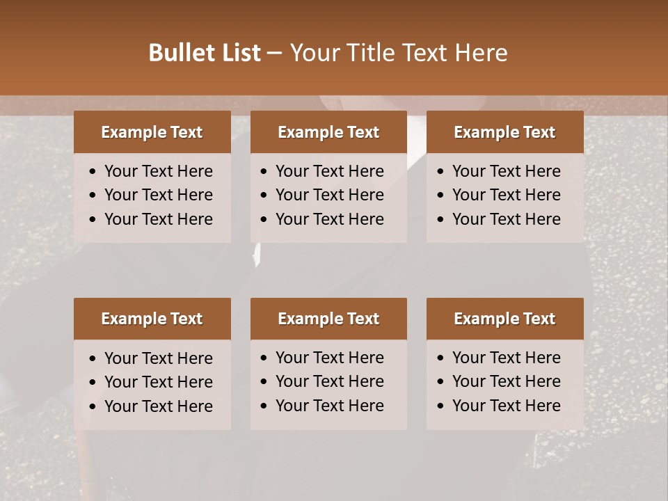 Fashionable Side Hat PowerPoint Template