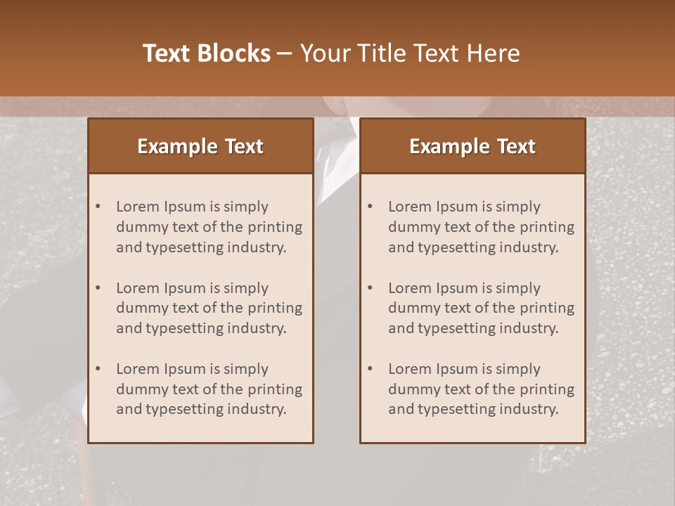 Fashionable Side Hat PowerPoint Template