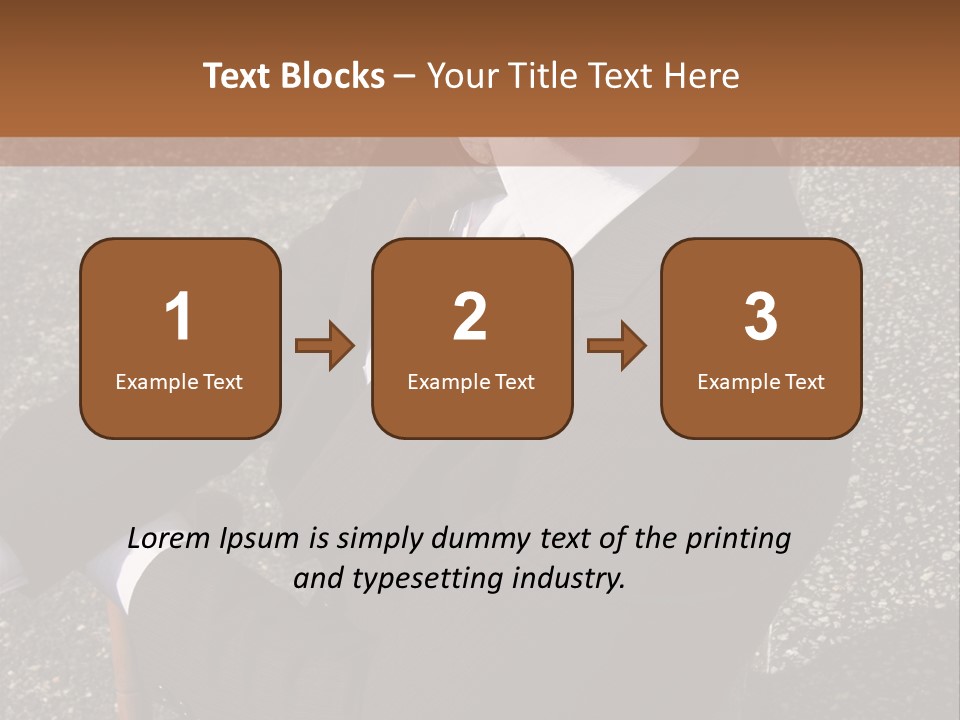 Fashionable Side Hat PowerPoint Template