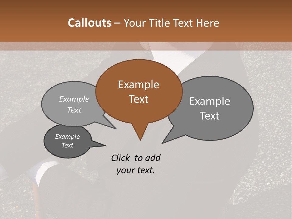 Fashionable Side Hat PowerPoint Template