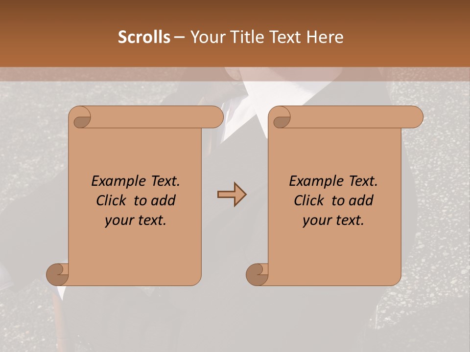 Fashionable Side Hat PowerPoint Template
