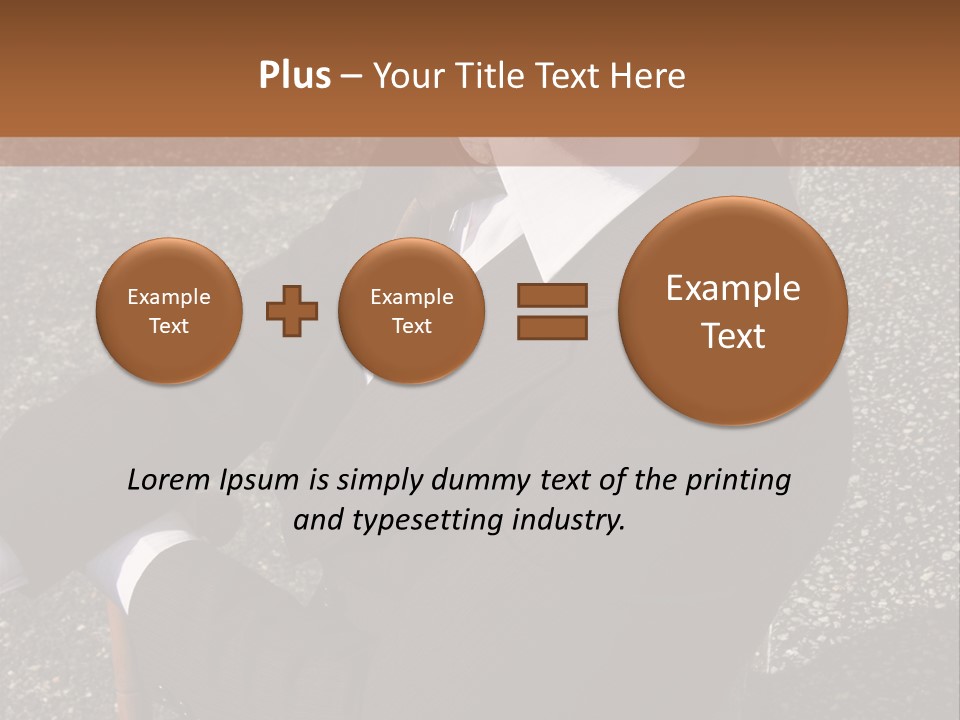 Fashionable Side Hat PowerPoint Template