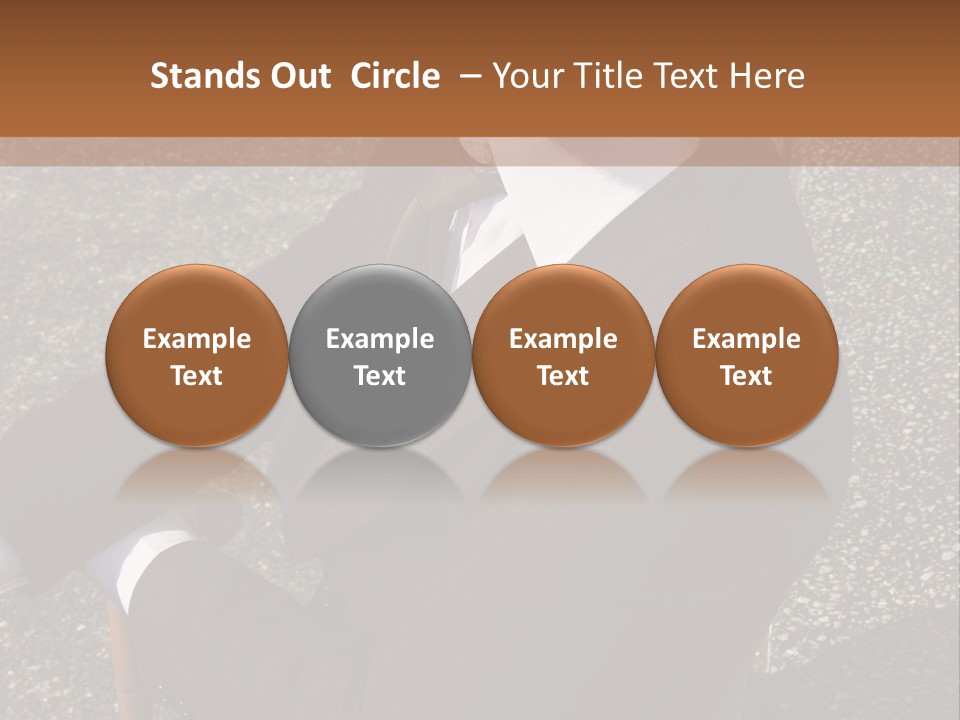 Fashionable Side Hat PowerPoint Template