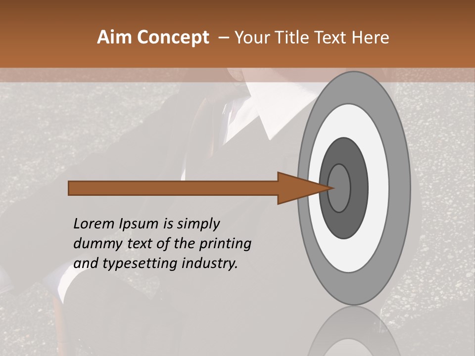 Fashionable Side Hat PowerPoint Template