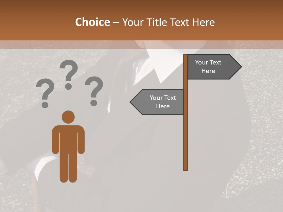 Fashionable Side Hat PowerPoint Template