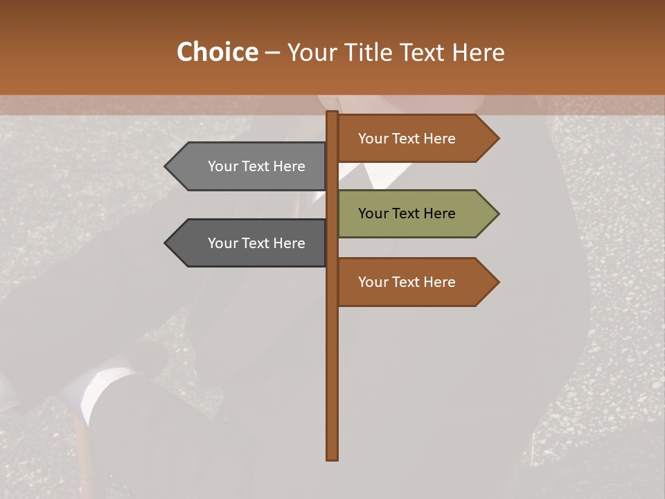 Fashionable Side Hat PowerPoint Template