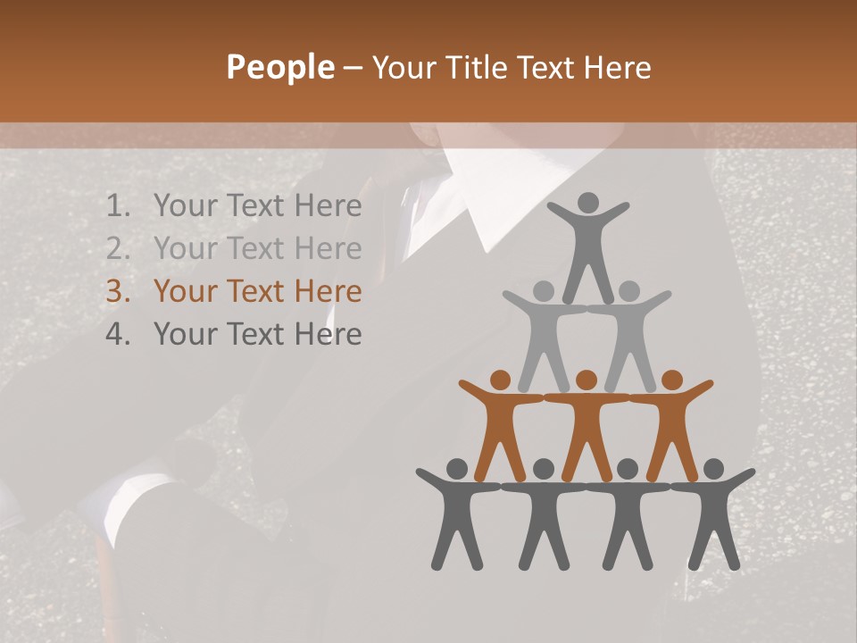 Fashionable Side Hat PowerPoint Template