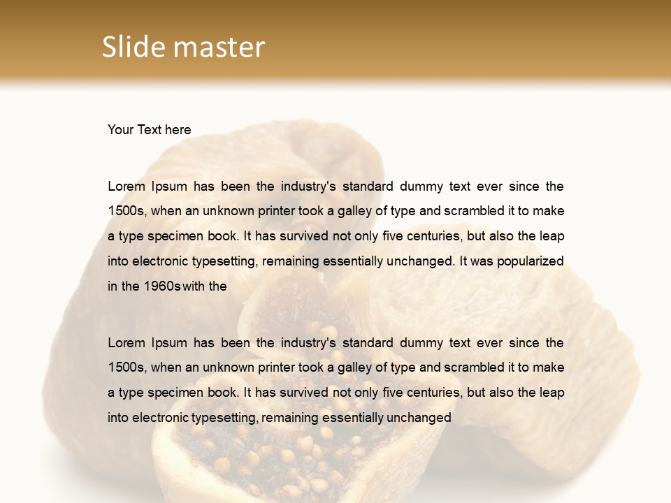 Dried Figs PowerPoint Template
