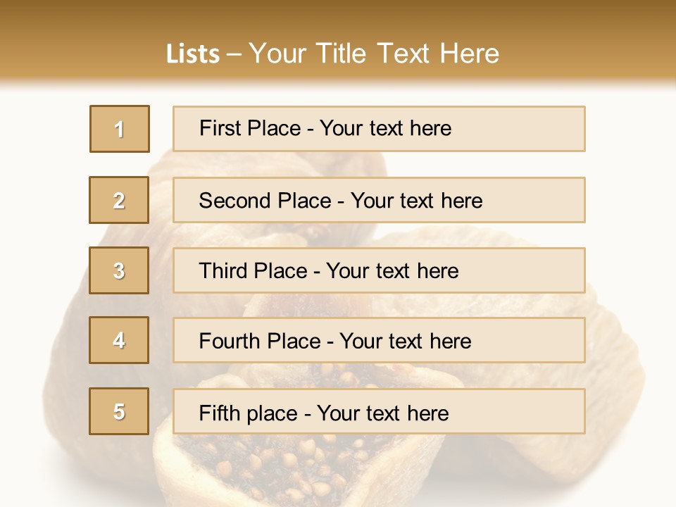 Dried Figs PowerPoint Template