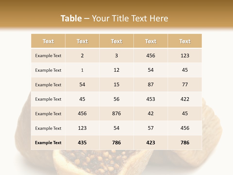 Dried Figs PowerPoint Template