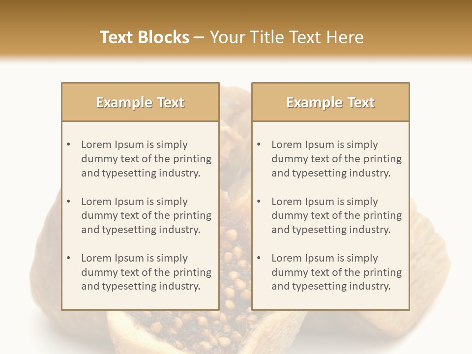 Dried Figs PowerPoint Template