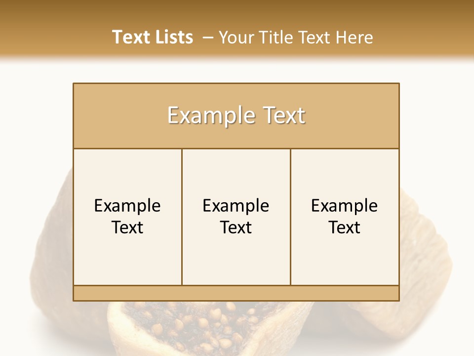 Dried Figs PowerPoint Template
