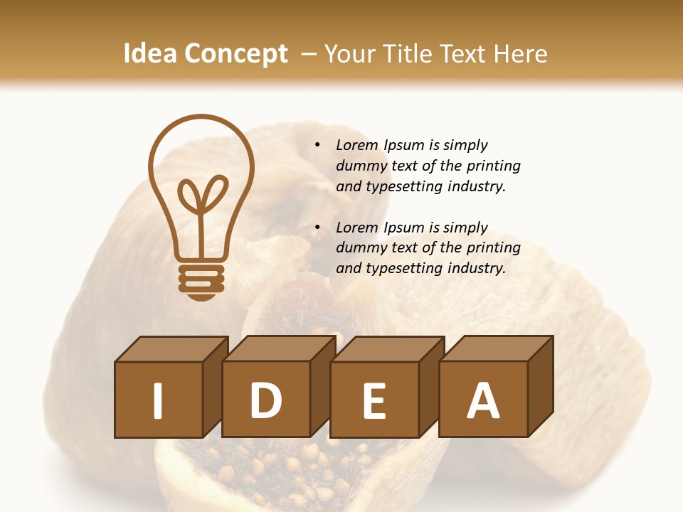 Dried Figs PowerPoint Template