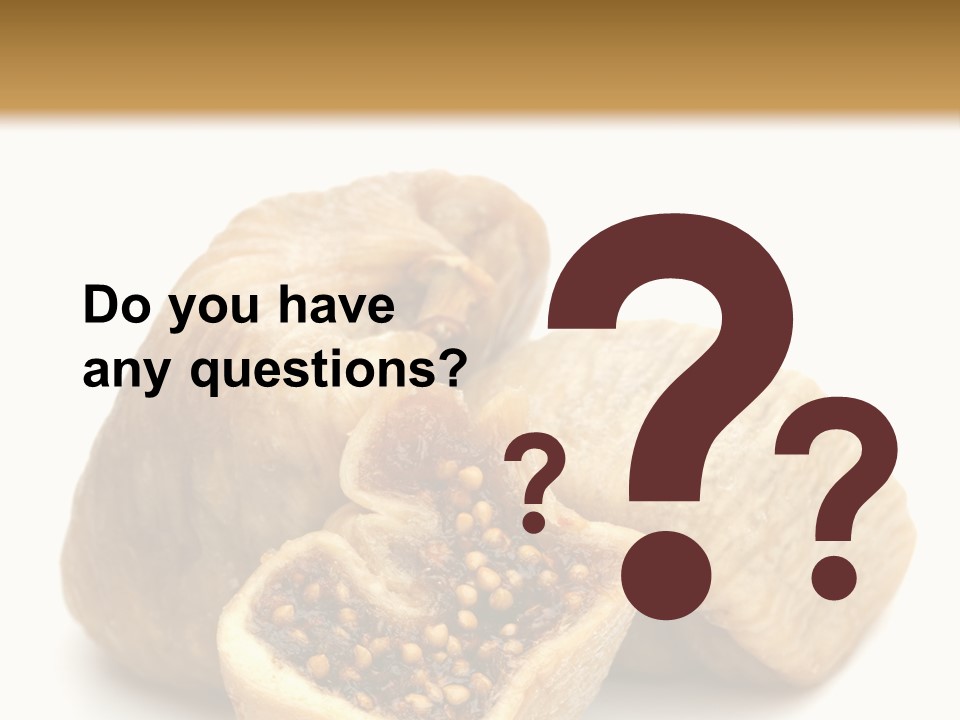 Dried Figs PowerPoint Template