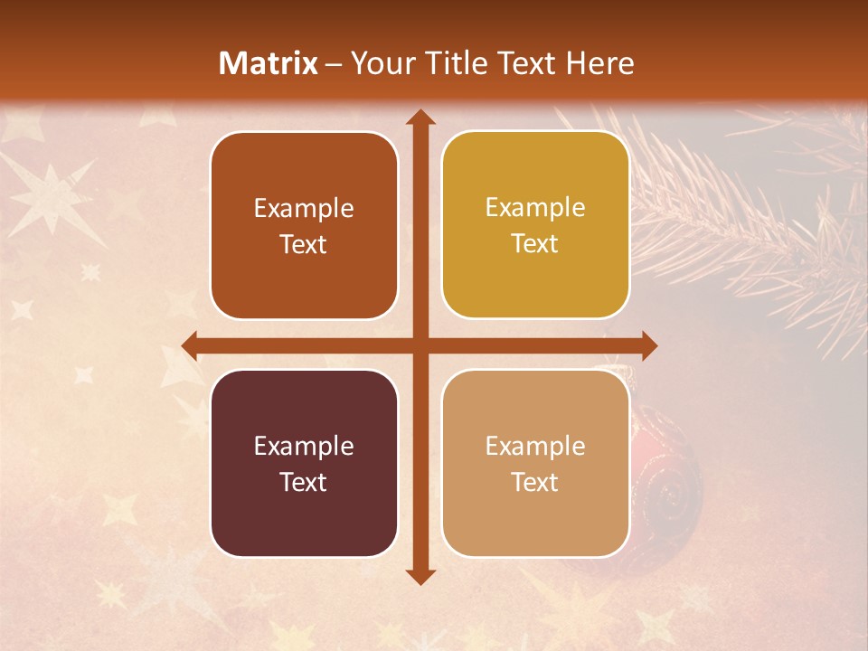 Snowflake Old Natural PowerPoint Template