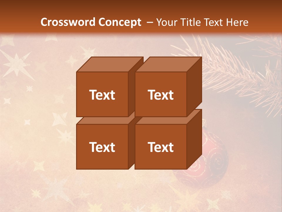 Snowflake Old Natural PowerPoint Template