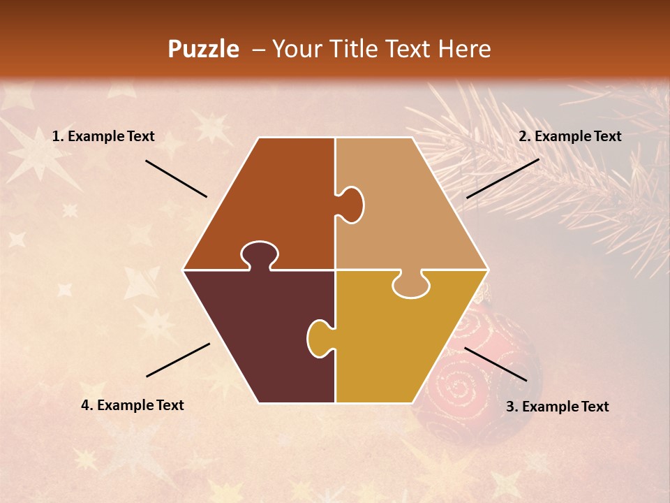 Snowflake Old Natural PowerPoint Template