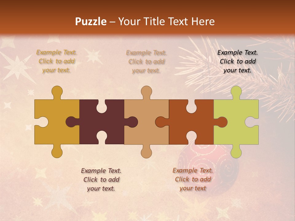 Snowflake Old Natural PowerPoint Template