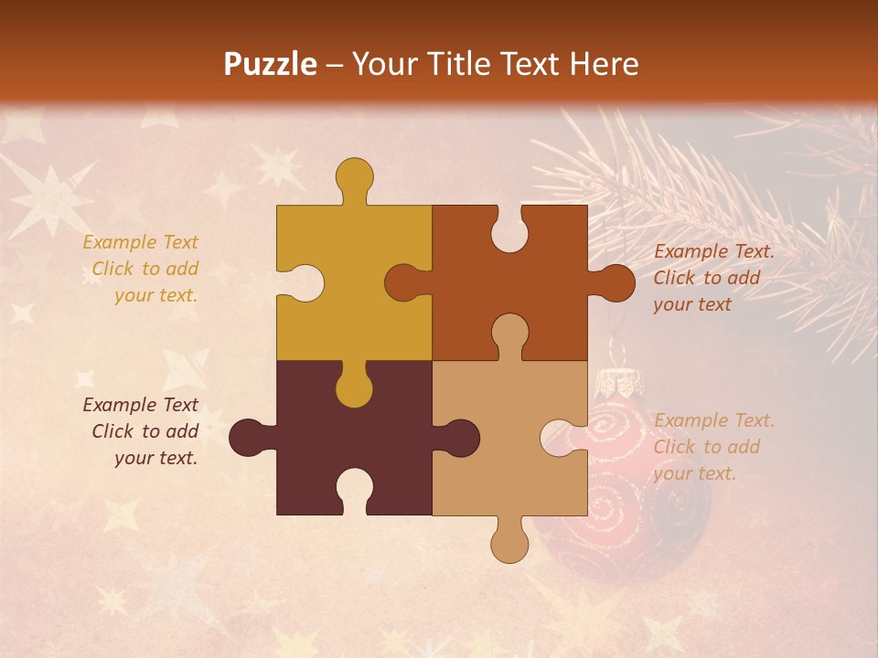 Snowflake Old Natural PowerPoint Template