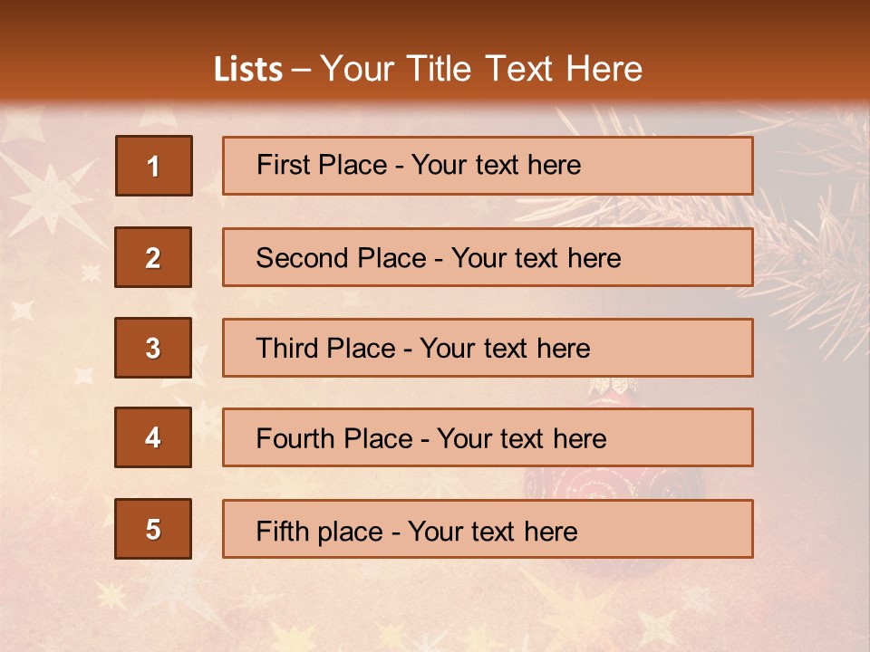 Snowflake Old Natural PowerPoint Template