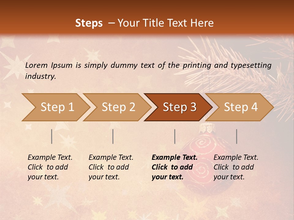 Snowflake Old Natural PowerPoint Template