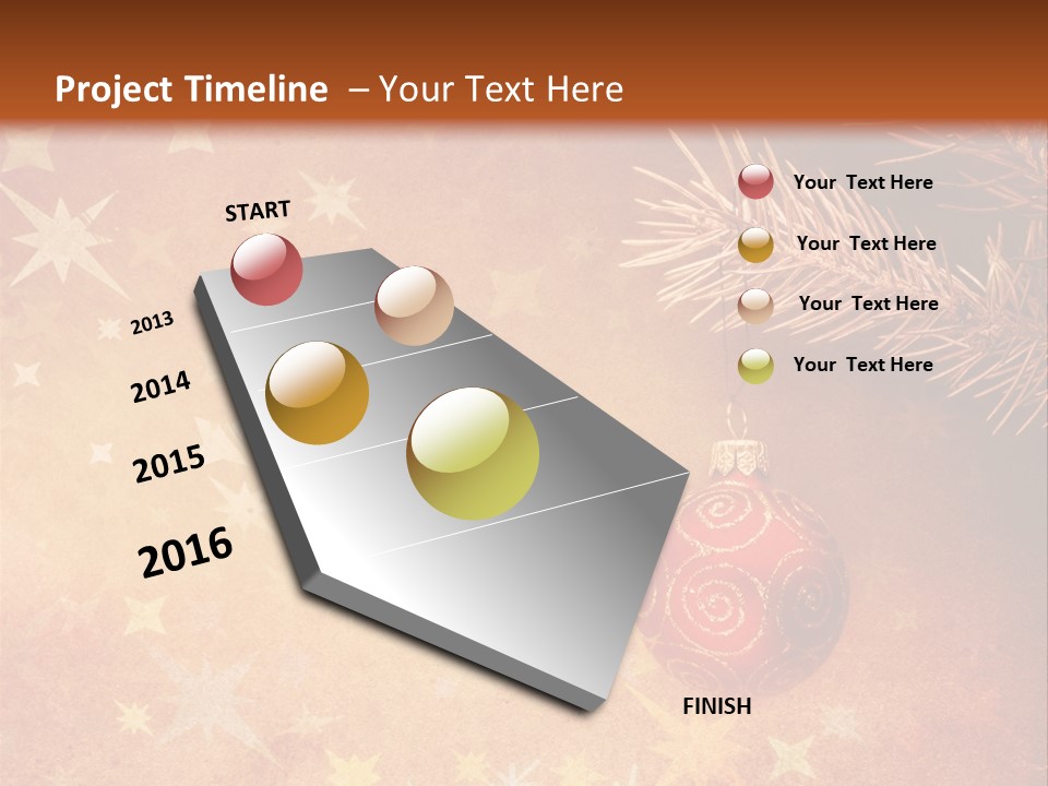 Snowflake Old Natural PowerPoint Template