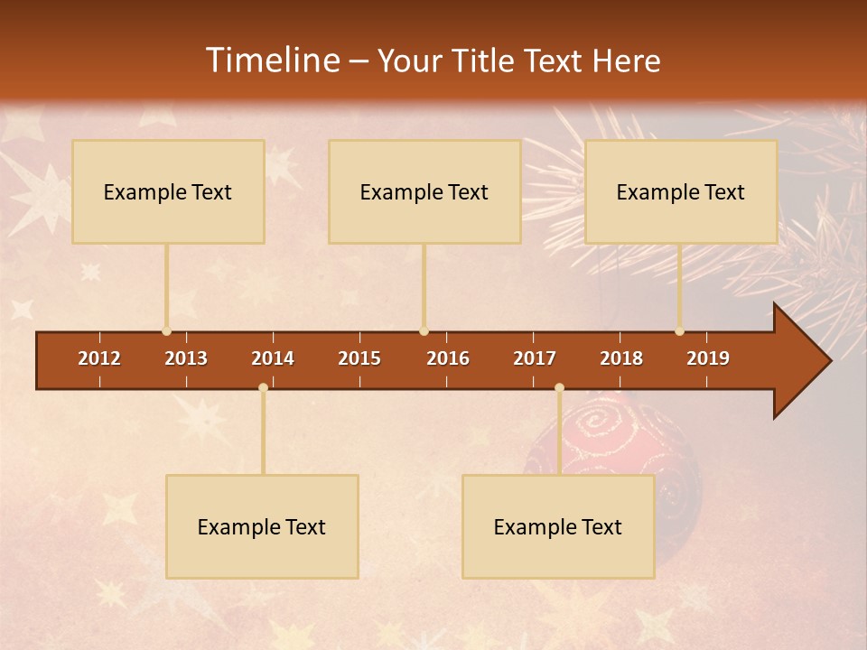 Snowflake Old Natural PowerPoint Template