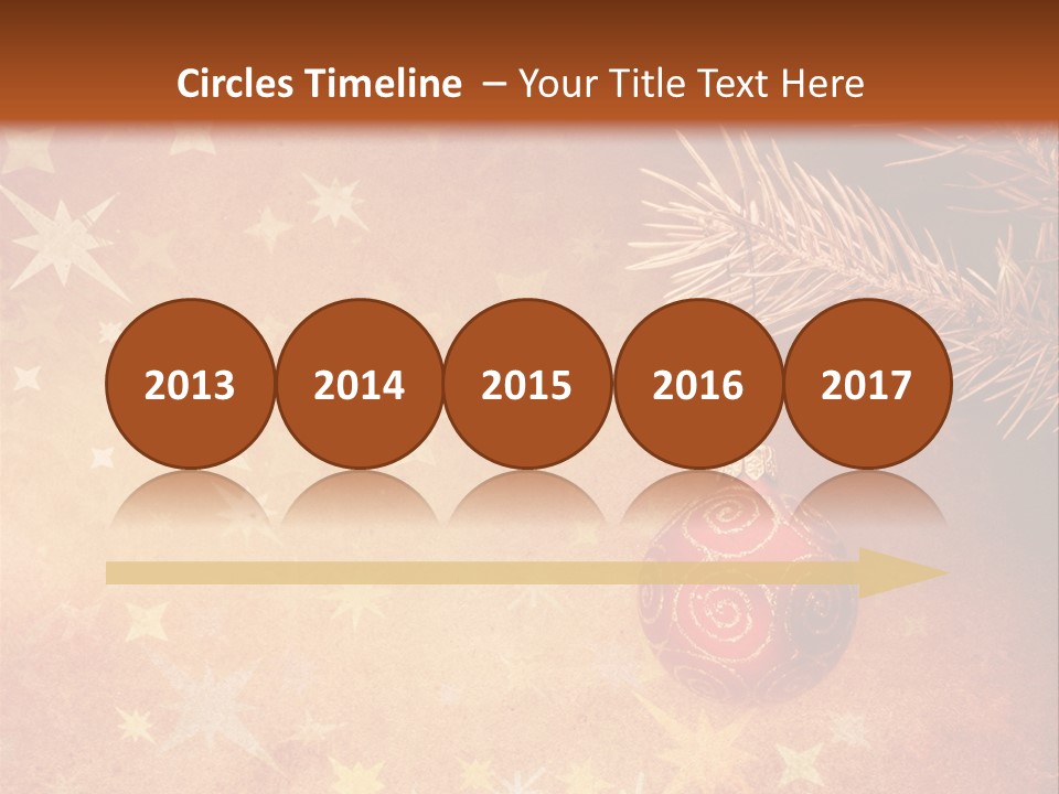 Snowflake Old Natural PowerPoint Template