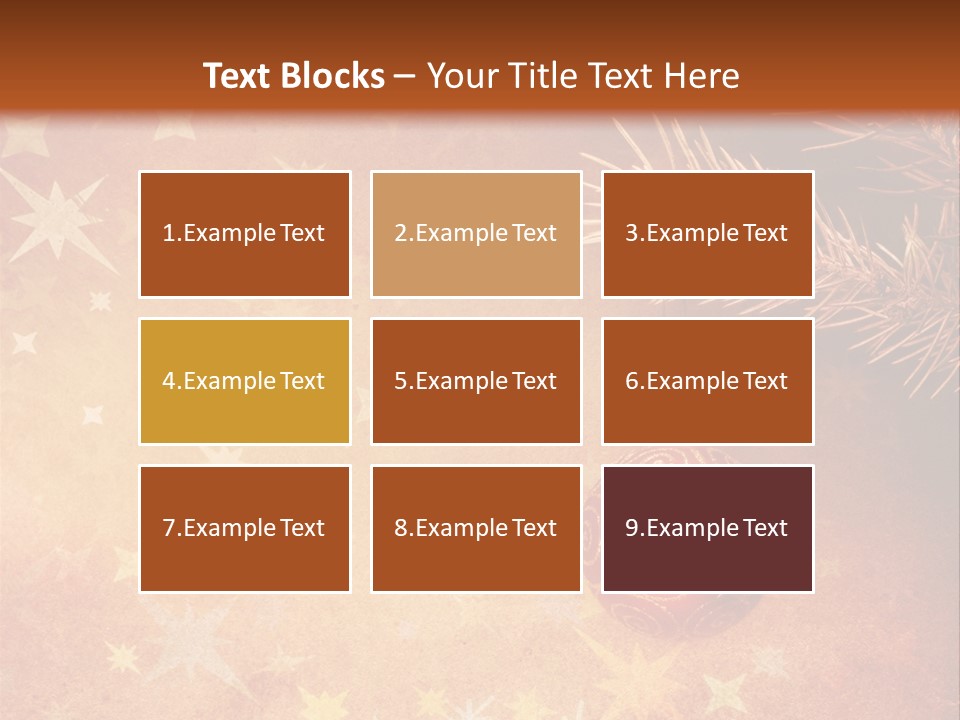 Snowflake Old Natural PowerPoint Template