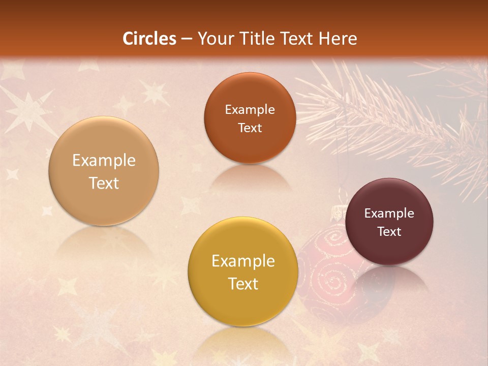 Snowflake Old Natural PowerPoint Template