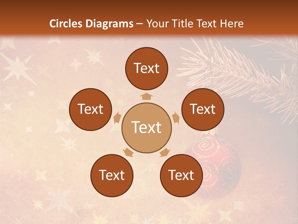 Snowflake Old Natural PowerPoint Template