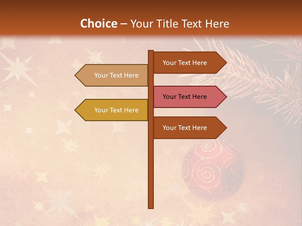 Snowflake Old Natural PowerPoint Template