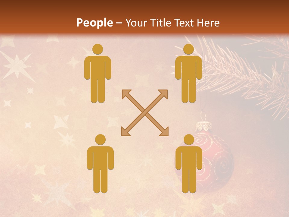 Snowflake Old Natural PowerPoint Template