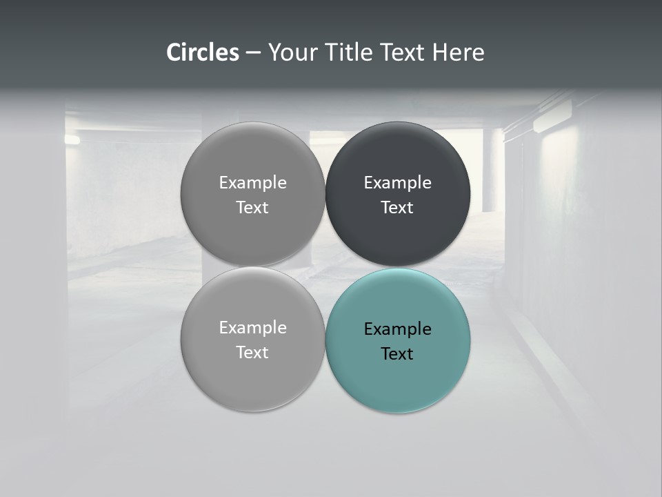 Track Asphalt Building PowerPoint Template