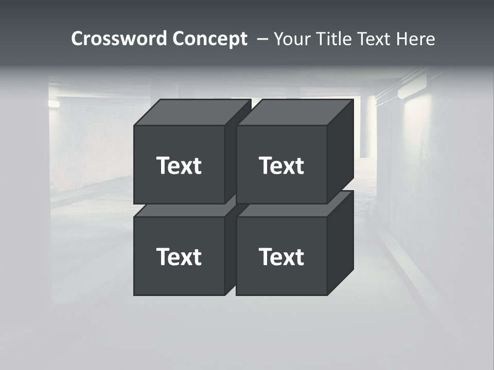 Track Asphalt Building PowerPoint Template