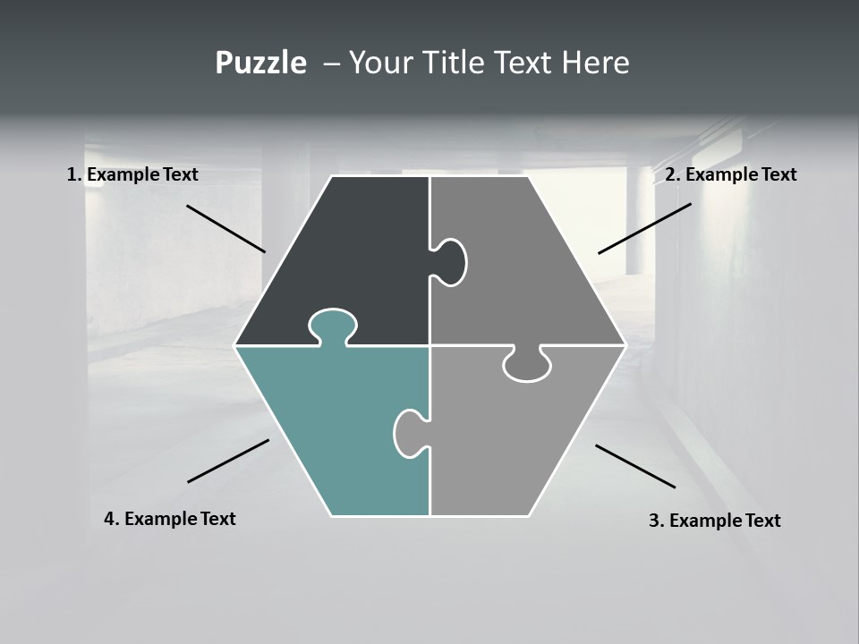 Track Asphalt Building PowerPoint Template