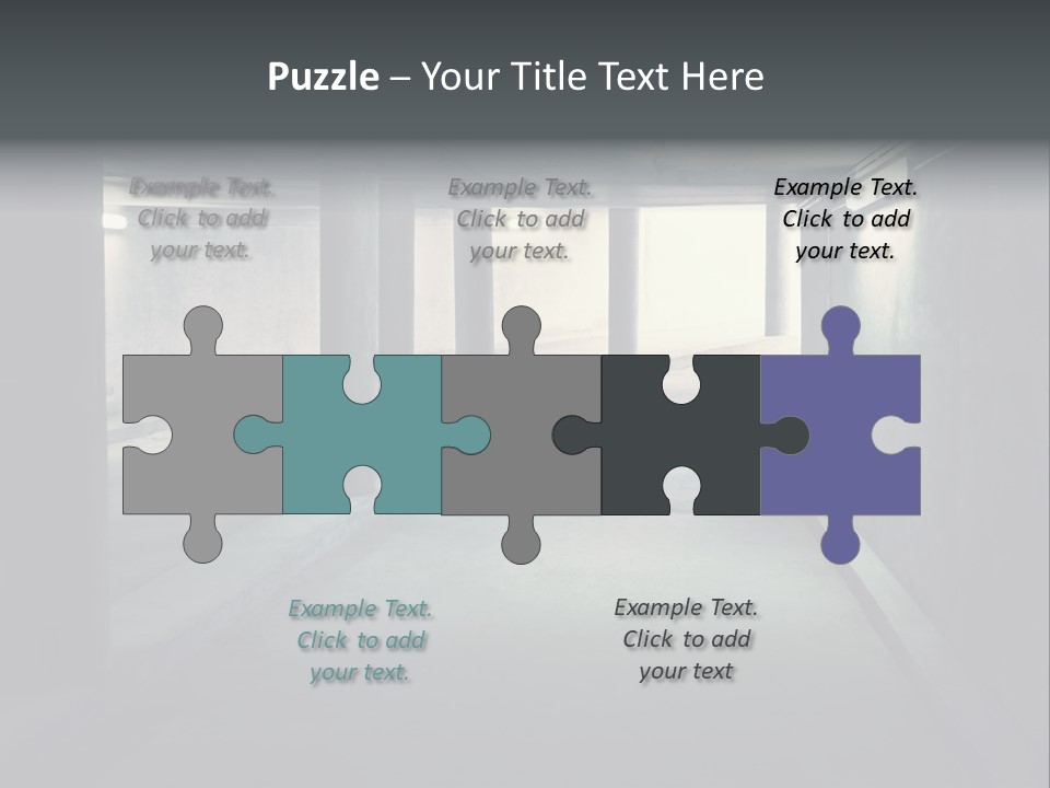 Track Asphalt Building PowerPoint Template