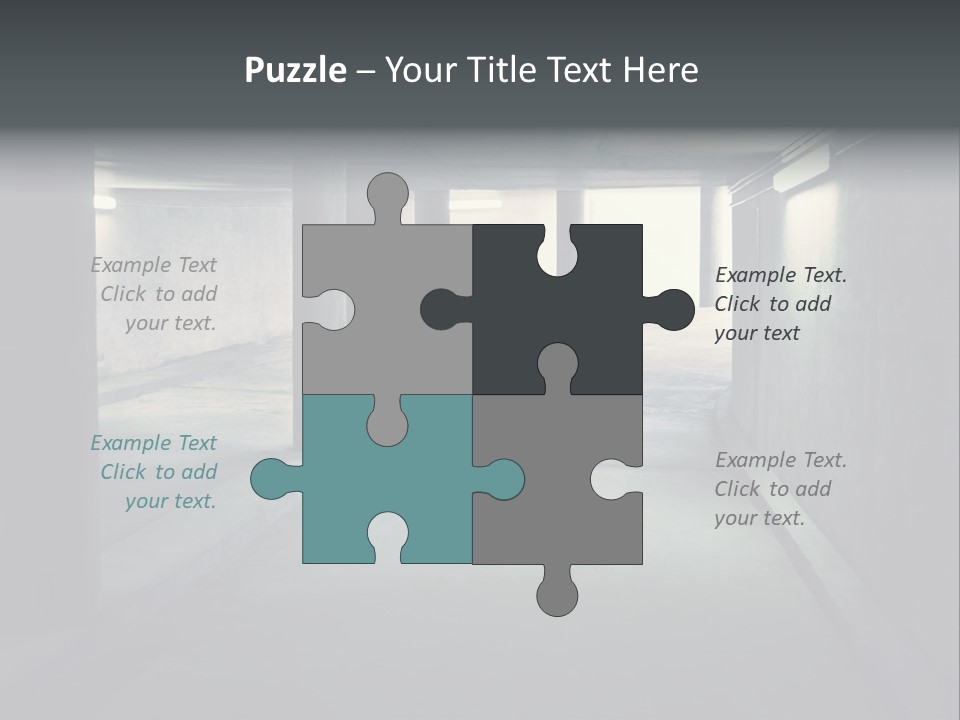 Track Asphalt Building PowerPoint Template